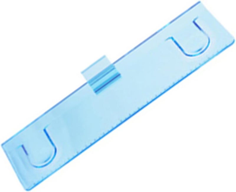 BaoFufc Document Holder Clip for Typing Reading Document Monitor Note Organiser Monitor Document Paper Holder for Laptops Office Organization Tool, Clear Blue - Image 3